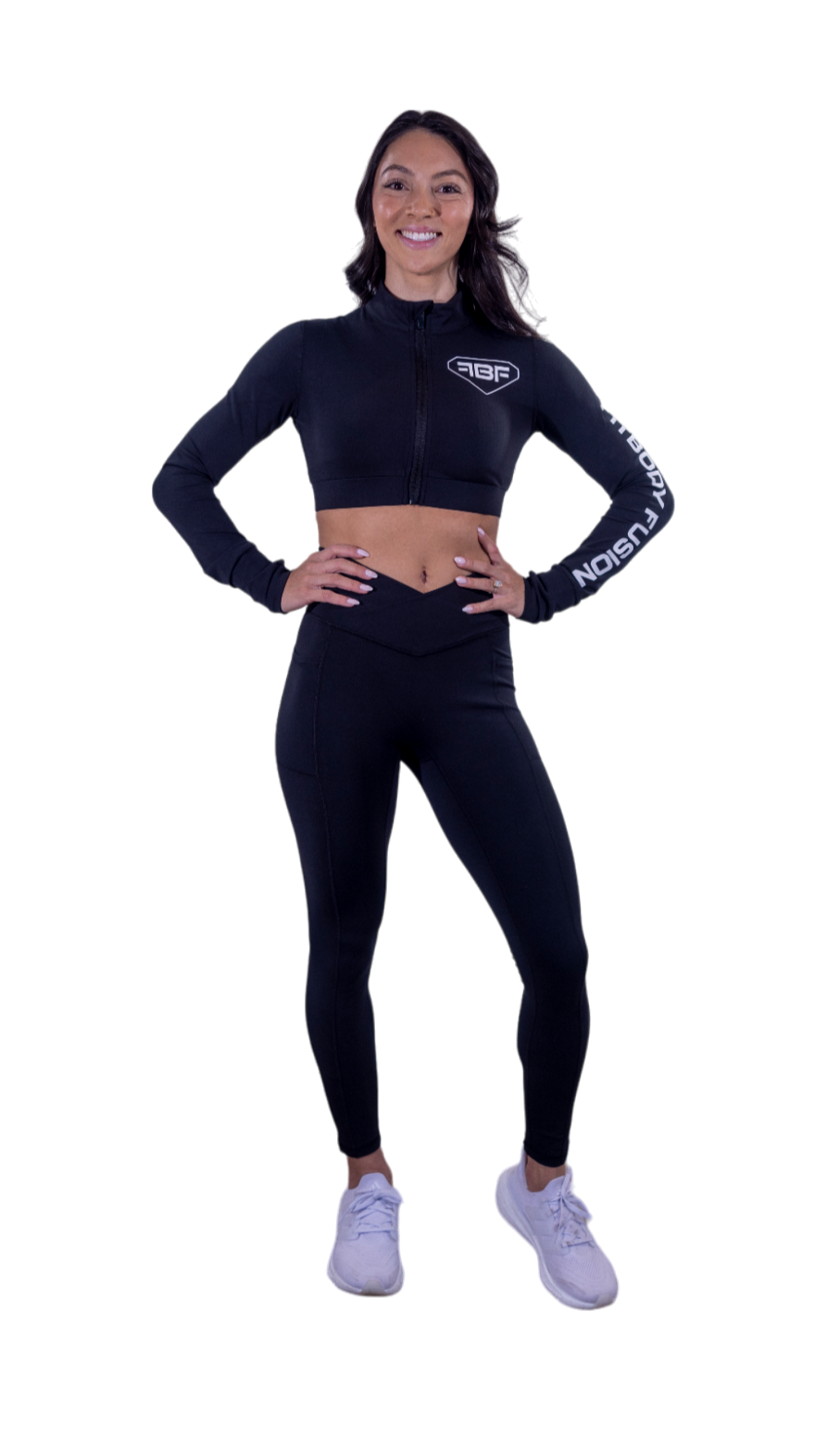 Crossover Leggings - Black
